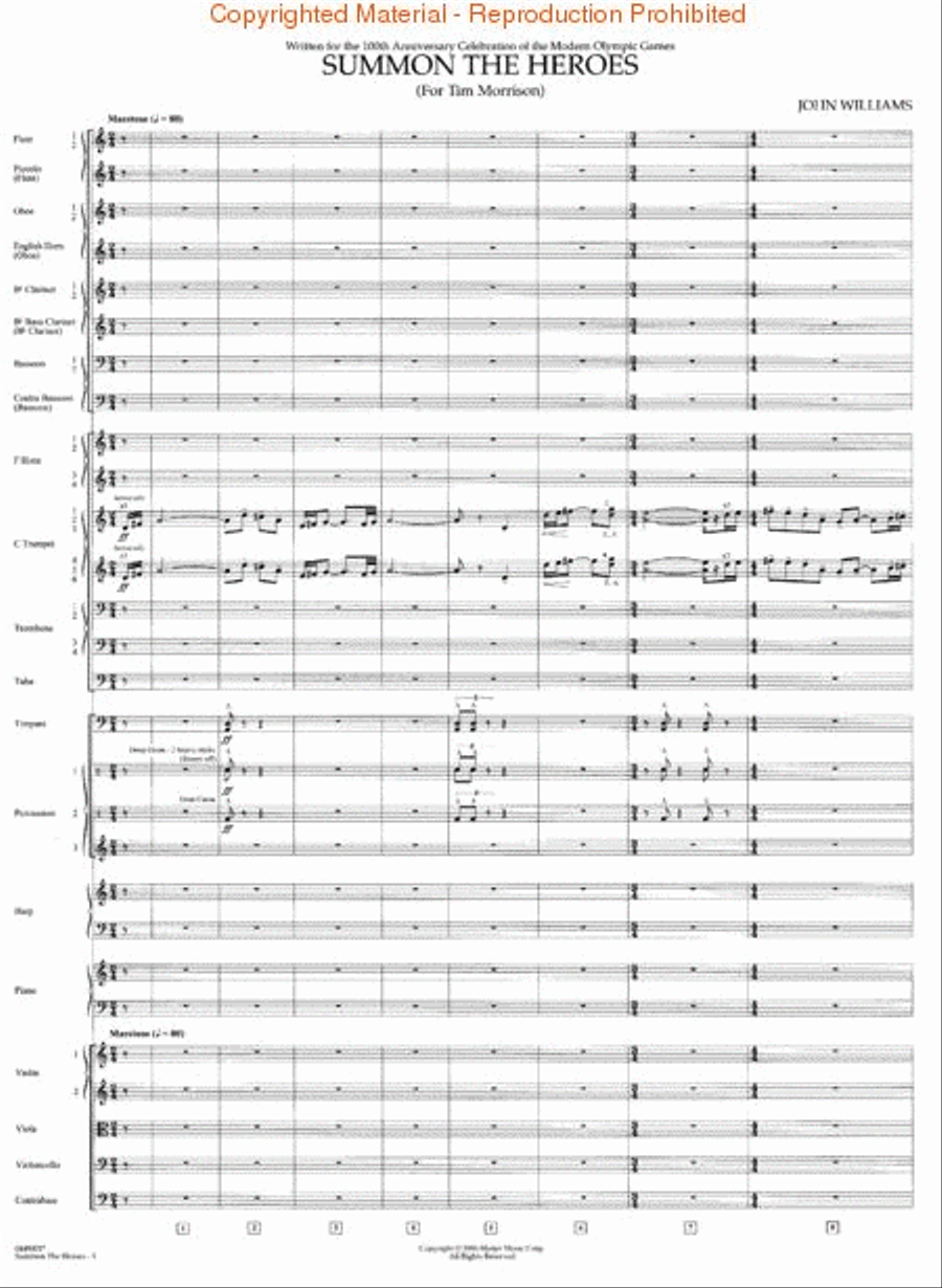 Summon the Heroes Full Orchestra scores gallery preview page 3