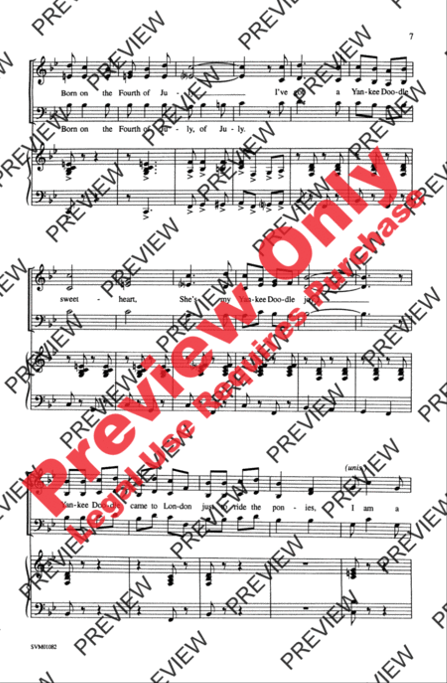 An American Celebration An American Celebration 3-Part scores gallery preview page 7