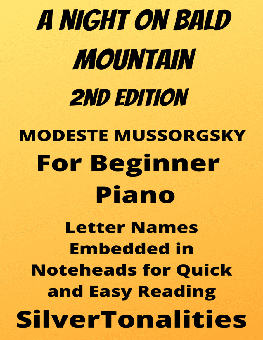 A Night on Bald Mountain Beginner Piano Sheet Music 2nd Edition Piano Method scores gallery preview page 1