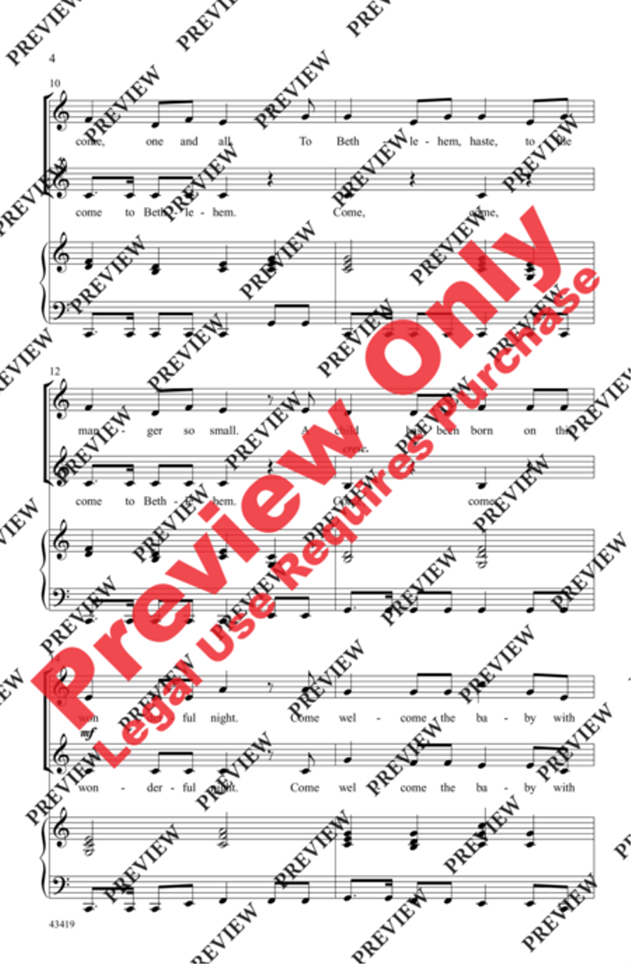 O Come, Little Children O Come, Little Children 2-Part scores gallery preview page 3