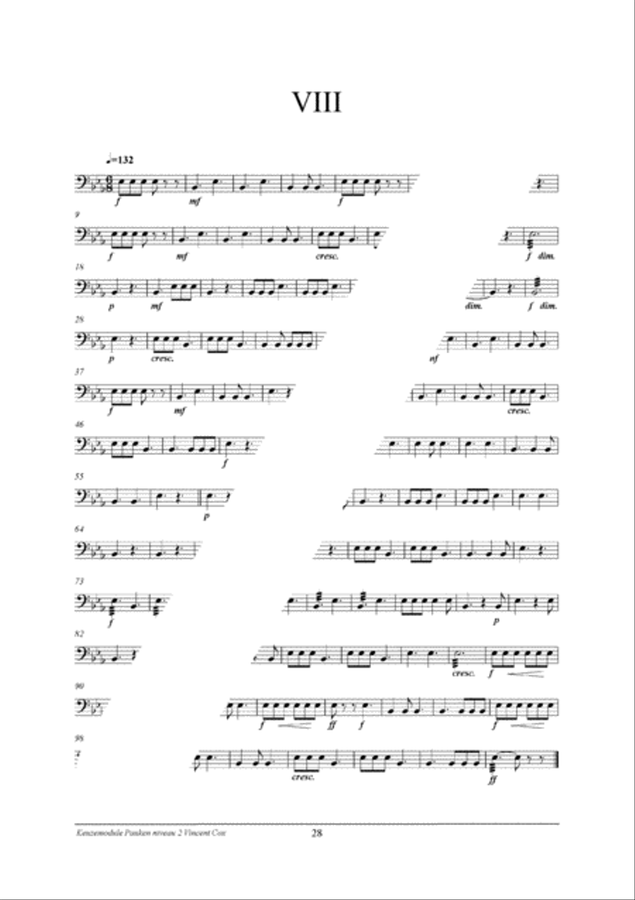 Percussion Modular: Pauken 2 Percussion scores gallery preview page 29