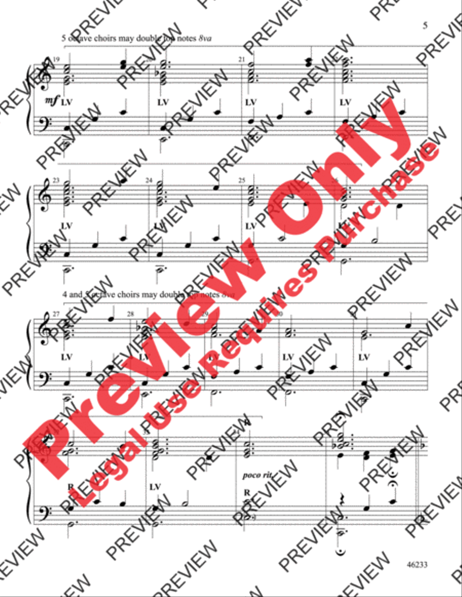 The Cross The Cross Handbell Choir scores gallery preview page 5