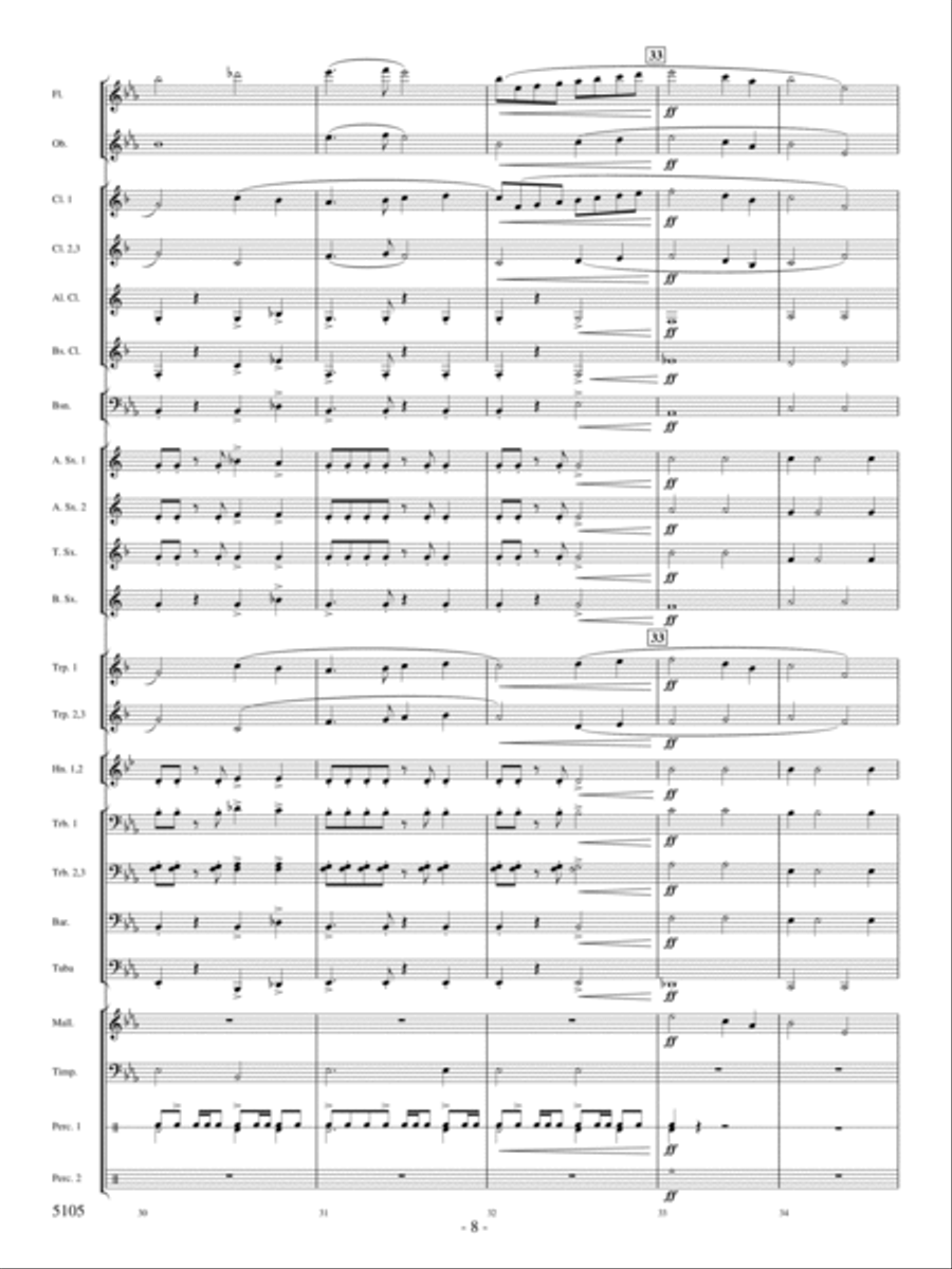 Infinite Horizons Concert Band scores gallery preview page 7