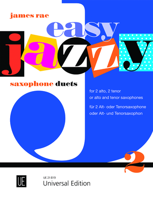 Book cover for Easy Jazzy Saxophone Duets