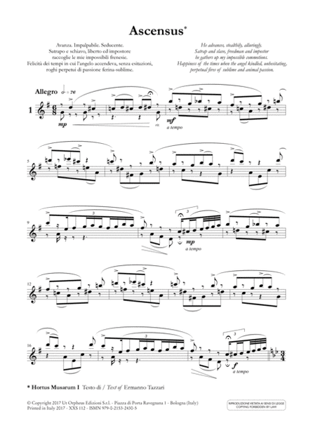 Pièces Trascendentales Vol. 2: 12 Fantasias for Flute Solo or other Melodic Instrument