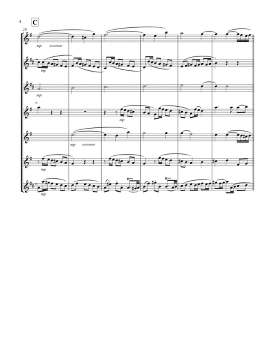 Recordare (from "Requiem") (F) (Saxophone Septet - 1 Sop, 2 Alto, 3 Ten, 1 Bari)