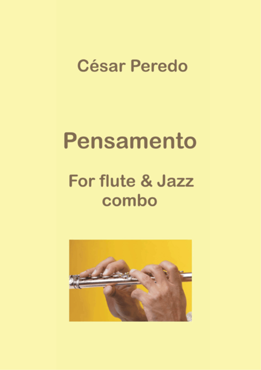 Pensamento for flute and jazz combo Op 1 Jazz Ensemble scores gallery preview page 1