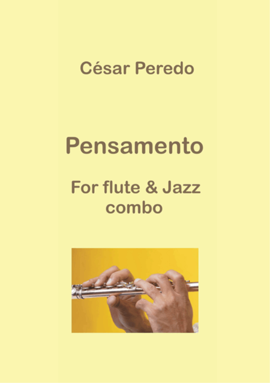 Pensamento for flute and jazz combo Op 1 image number null