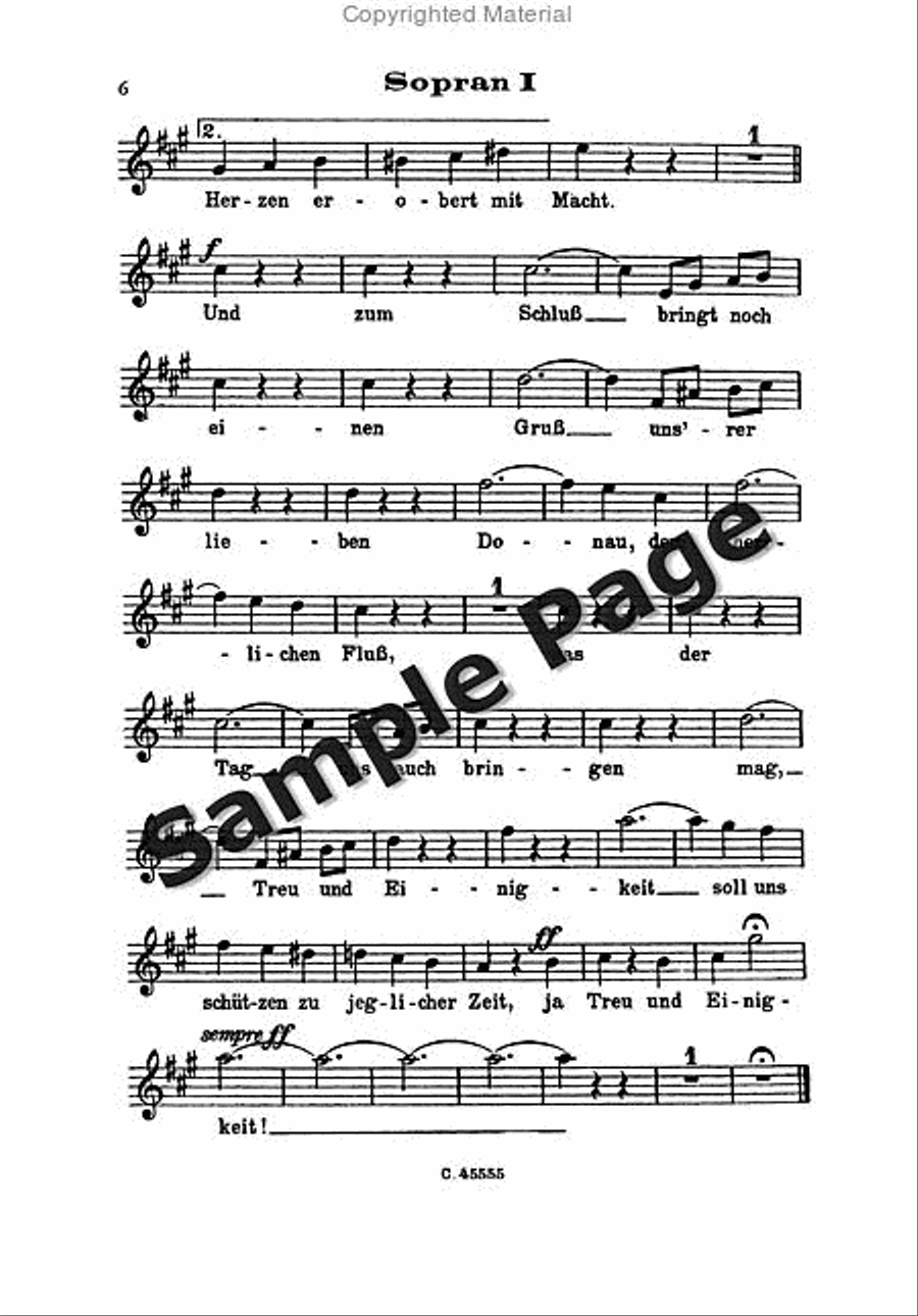 Strauss J Donauwalzer Op314 SMezA scores gallery preview page 7
