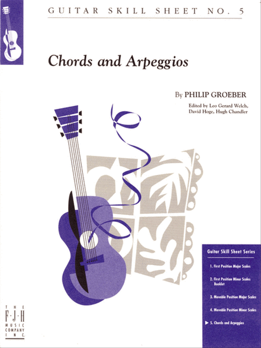 No. 5, Chords and Arpeggios Guitar scores gallery preview page 1