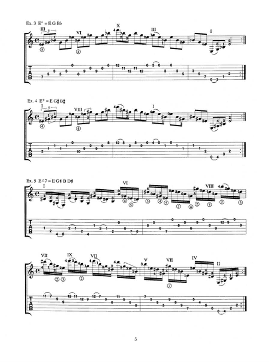 Carlos Barbosa-Lima Arpeggio Studies for Guitar Acoustic Guitar scores gallery preview page 6