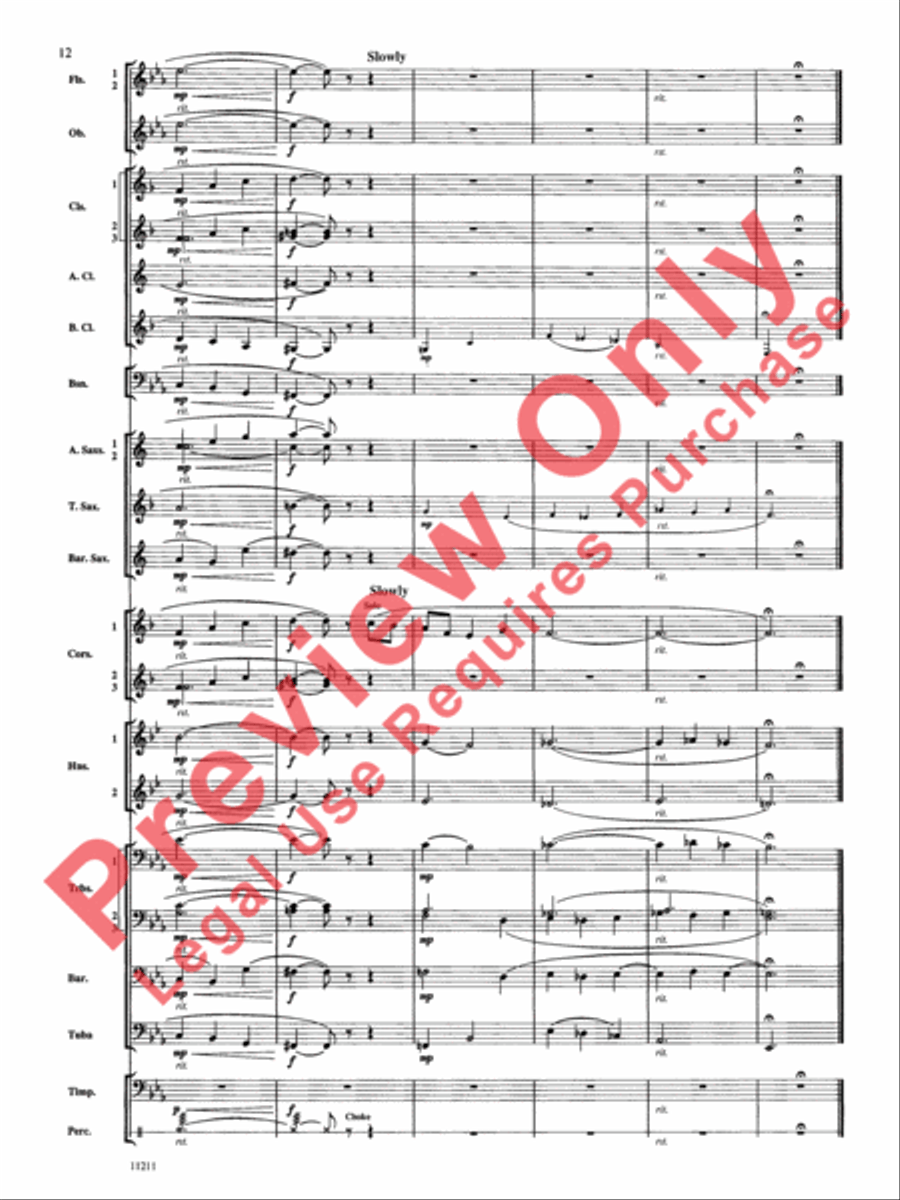 Petty Harbour Bait Skiff Concert Band scores gallery preview page 13