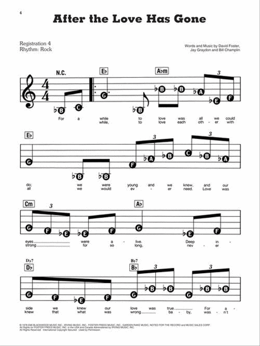 Beautiful Ballads Beautiful Ballads Electronic Keyboard scores gallery preview page 6