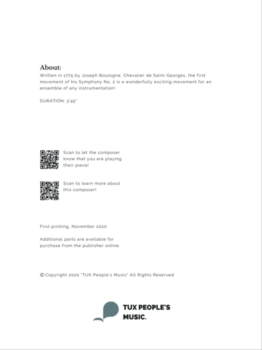 Symphony No. 2, I. Allegro Presto String Orchestra scores gallery preview page 3