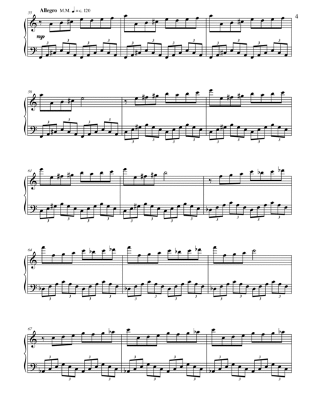 Etude 1.5 + 2.0 for Piano Solo from 25 Etudes using Symmetry, Mirroring and Intervals image number null