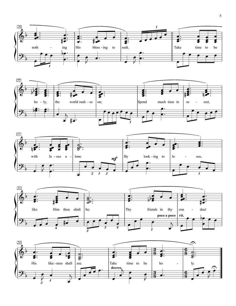 Jazzy Hymn Arrangements-Book Four-3rd Edition Piano Method scores gallery preview page 6