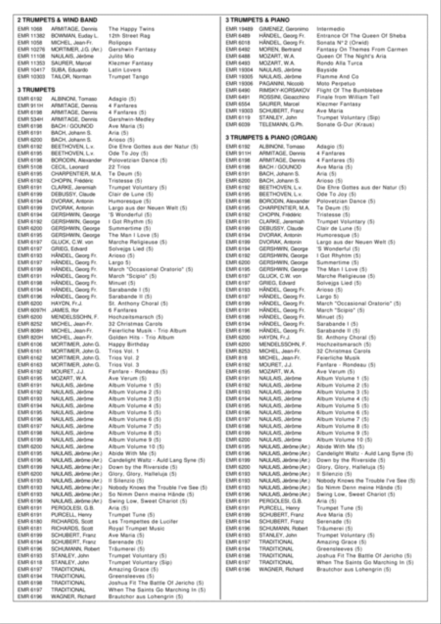 Trumpet Holiday Trumpet Holiday Trumpet Trio scores gallery preview page 7