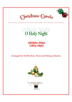 O Holy Night for SATB Piano and String orchestra