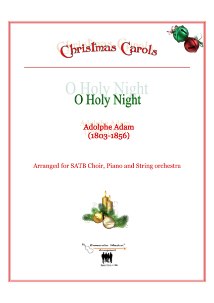 O Holy Night for SATB Piano and String orchestra image number null