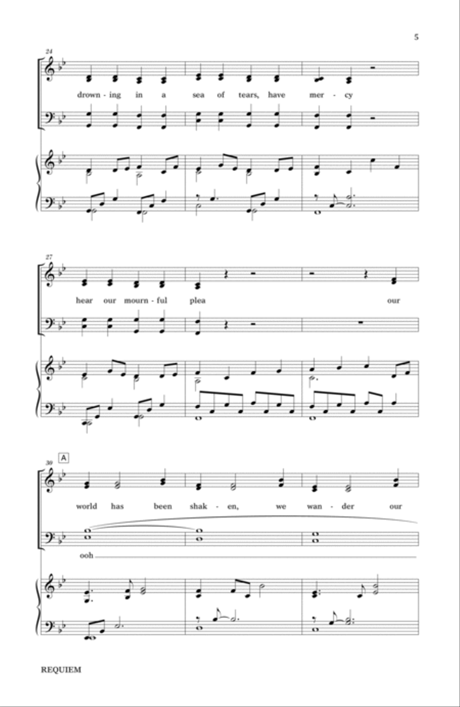 Requiem Requiem 4-Part scores gallery preview page 3
