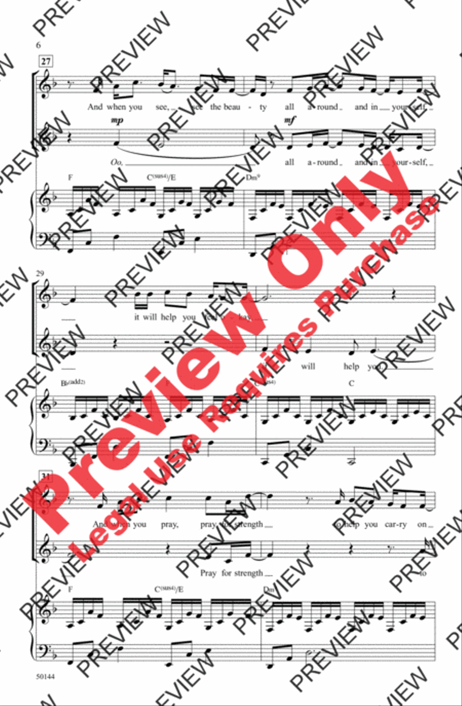Dream Big 2-Part scores gallery preview page 6