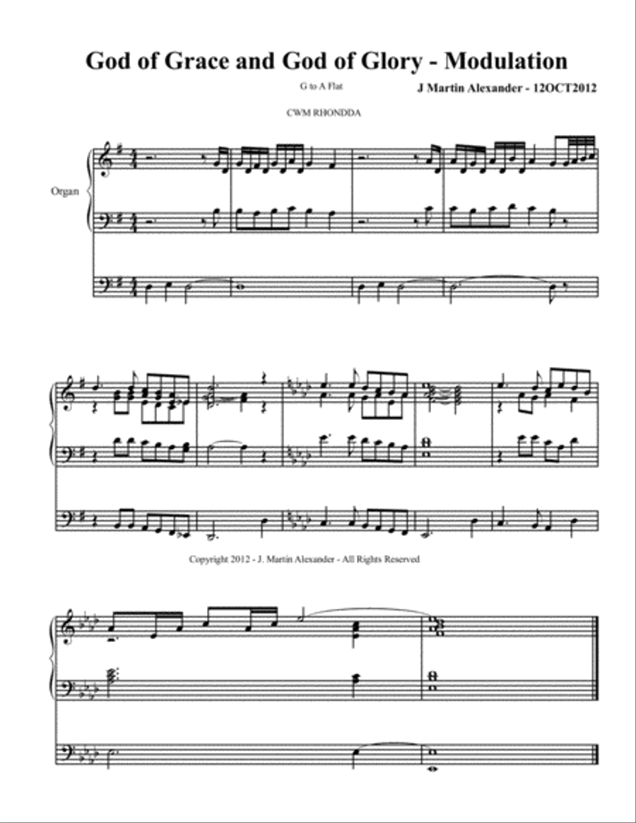 Hymn Introductions and Modulations - Book I Organ Solo scores gallery preview page 4