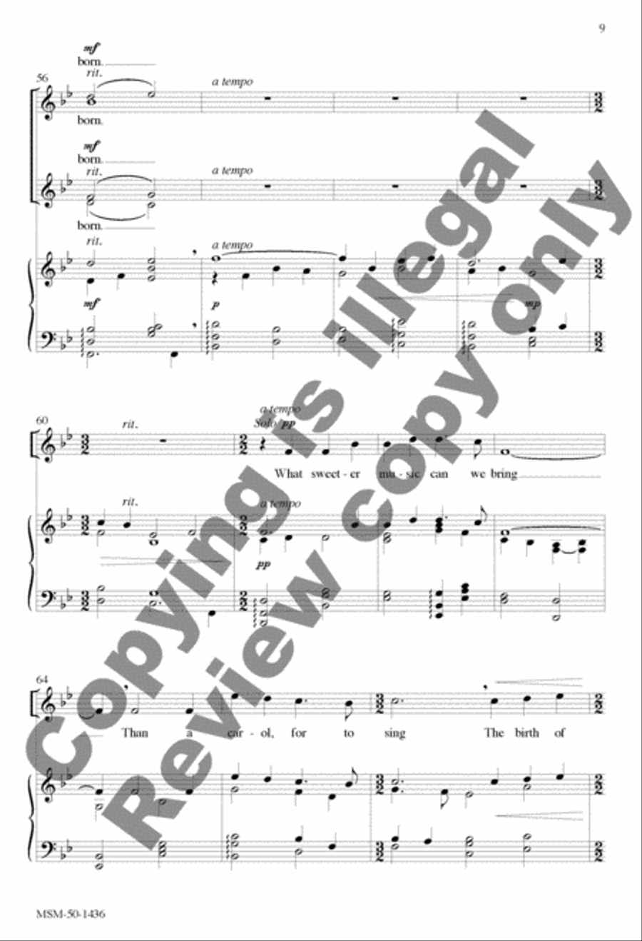 What Sweeter Music SSAA scores gallery preview page 8
