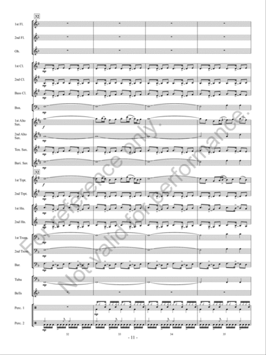 Partay! Concert Band scores gallery preview page 12