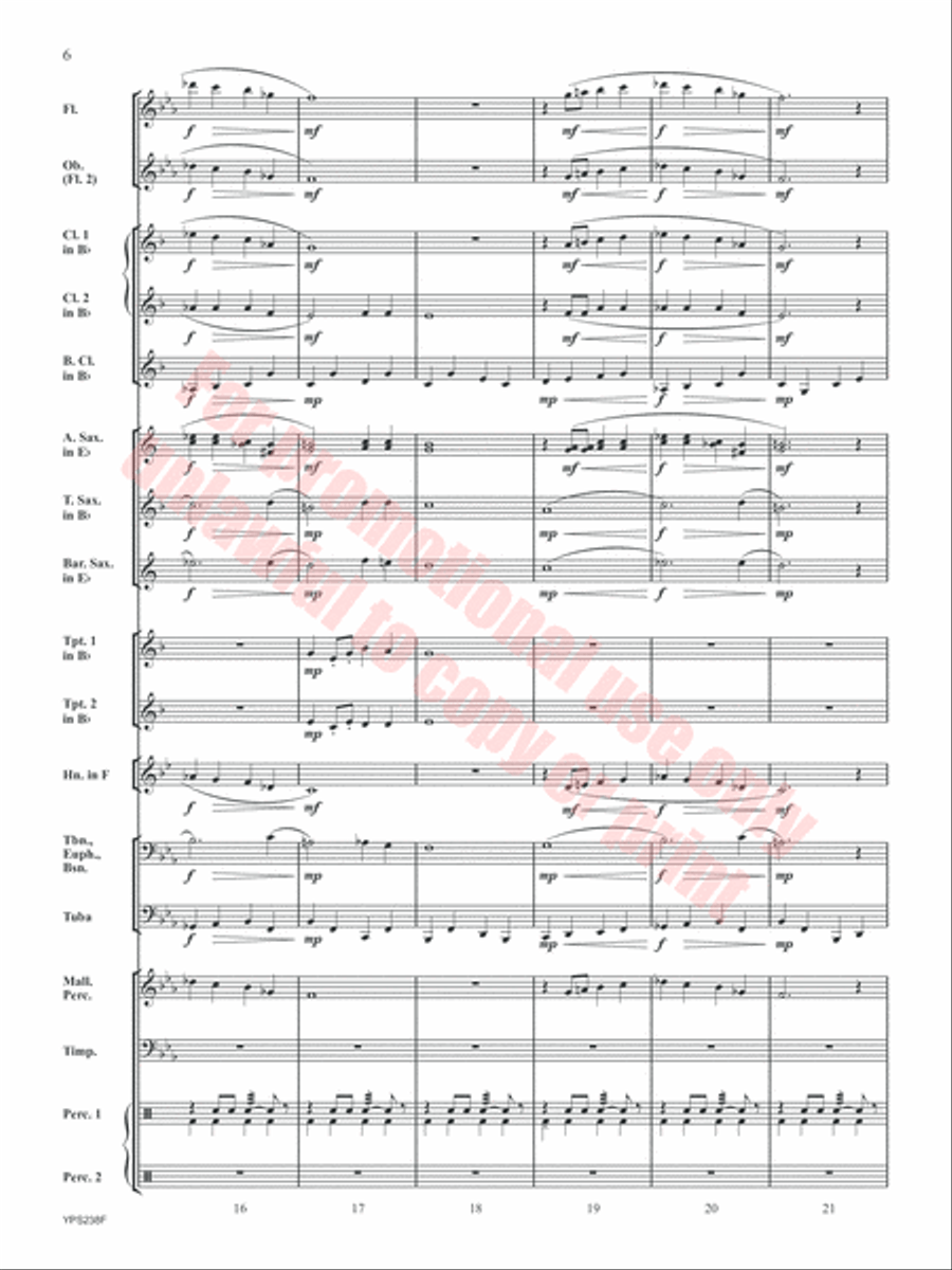 Rugby Heritage Concert Band scores gallery preview page 7