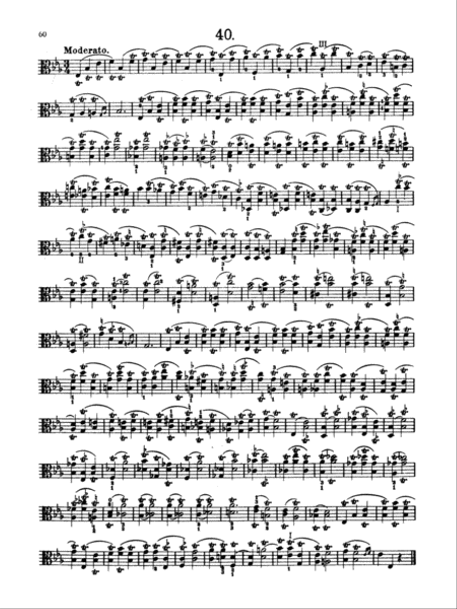 Kreutzer: Forty-two Studies Part scores gallery preview page 1
