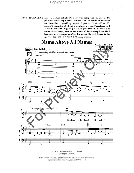 Salvation's Story - Choral Book image number null