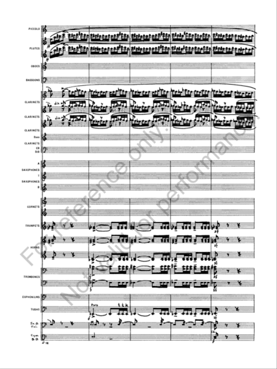 Scheherazade Scheherazade Concert Band scores gallery preview page 20