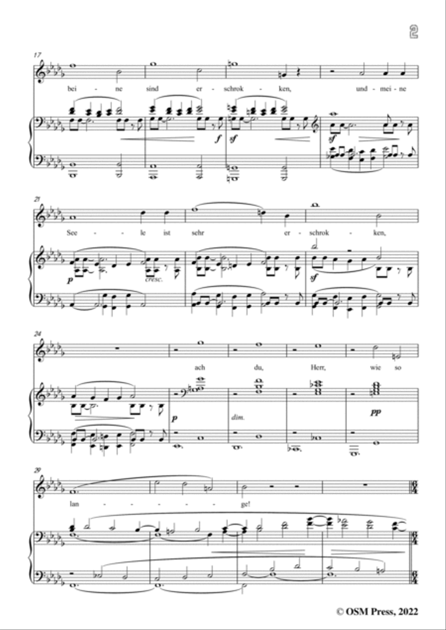 Jenner-Der 6,Psalm,in b flat minor,Op.9 No.2 Voice scores gallery preview page 3
