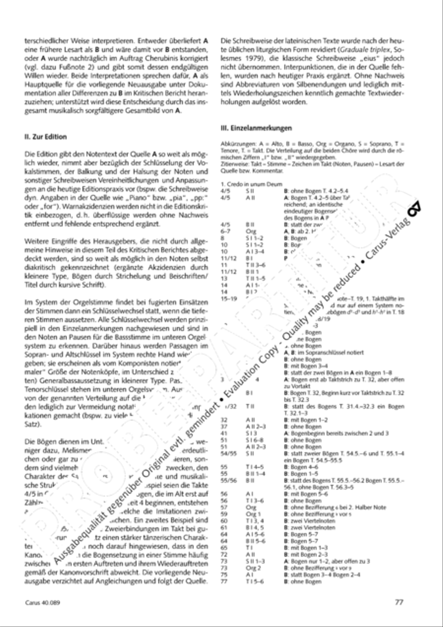 Credo a 8 voci 4-Part scores gallery preview page 78