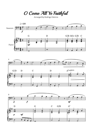 O Come All Ye Faithful (for bassoon and piano accompaniment)