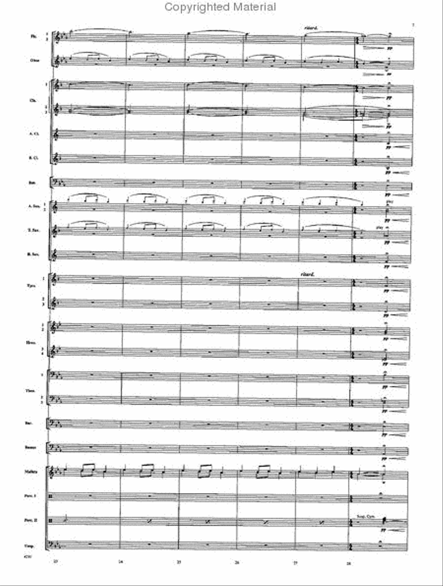 I Heard the Bells On Christmas Day Concert Band scores gallery preview page 6