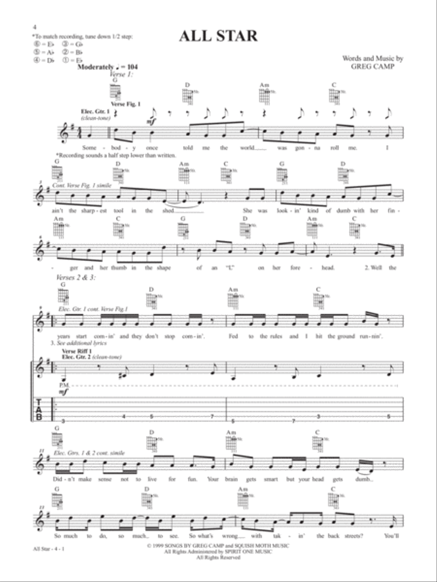Nineties Guitar Collection Acoustic Guitar scores gallery preview page 5