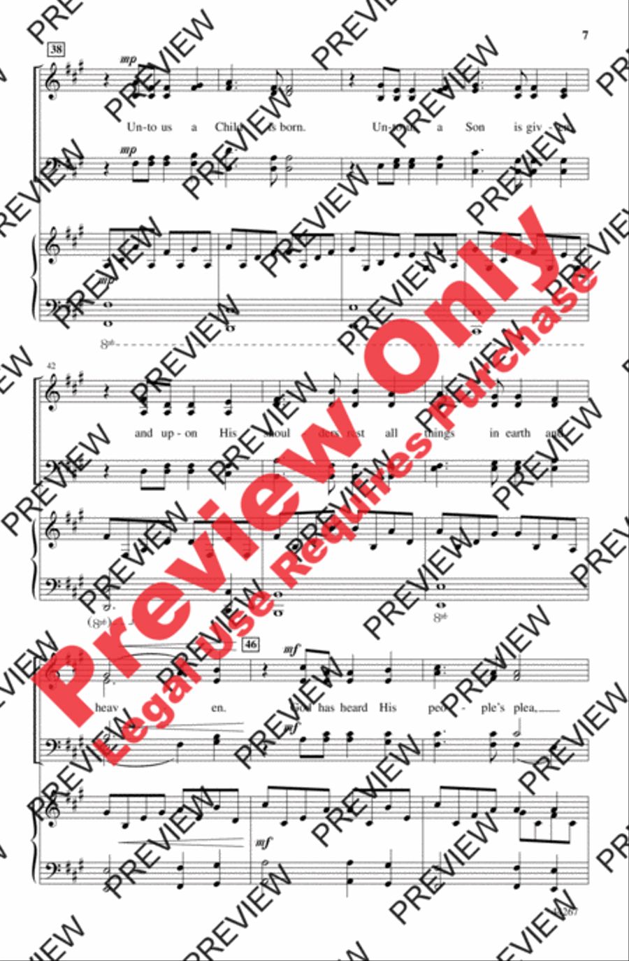 Now My Spirit Sings Now My Spirit Sings 4-Part scores gallery preview page 7
