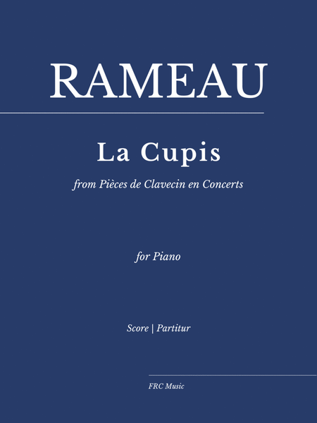 Rameau: La Cupis from Pièces de Clavecin en Concerts for Piano Solo (As played By Vikingur Olafsson) image number null