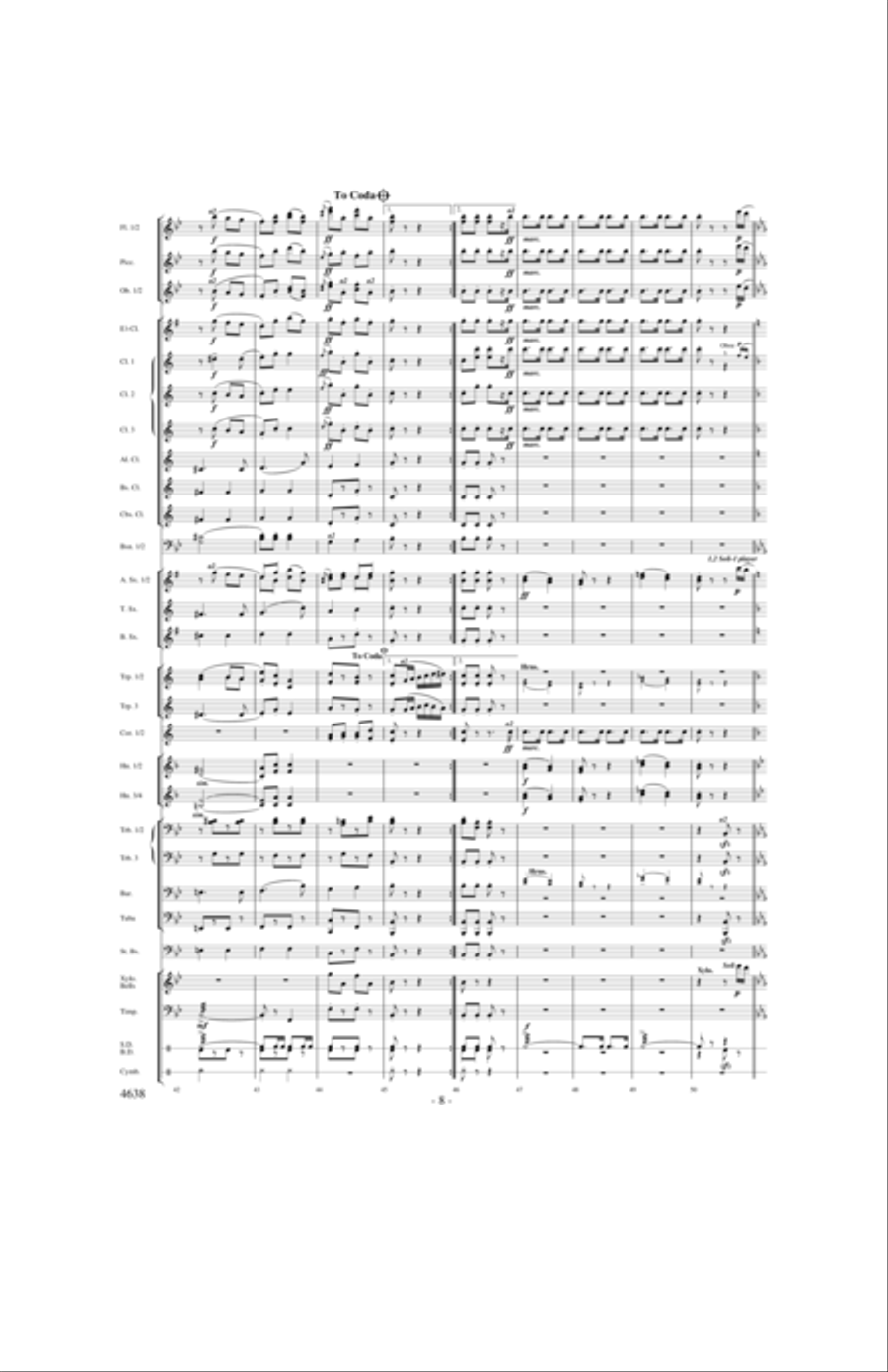 Clear Track Polka Concert Band scores gallery preview page 7
