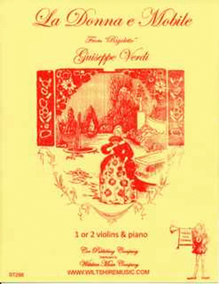 Book cover for La Donna e Mobile from "Rigoletto"