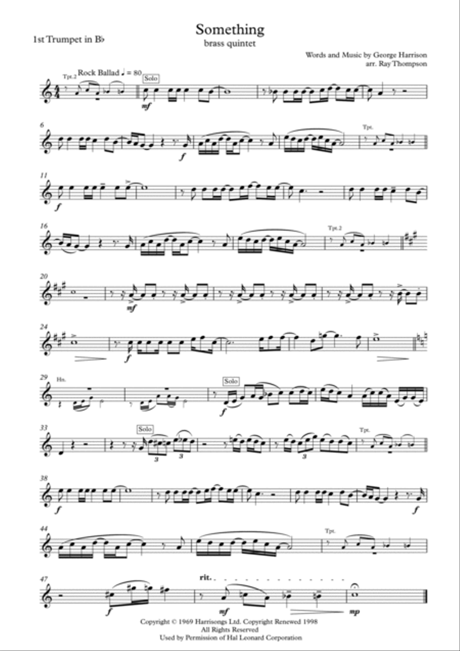 Something Brass Quintet scores gallery preview page 5