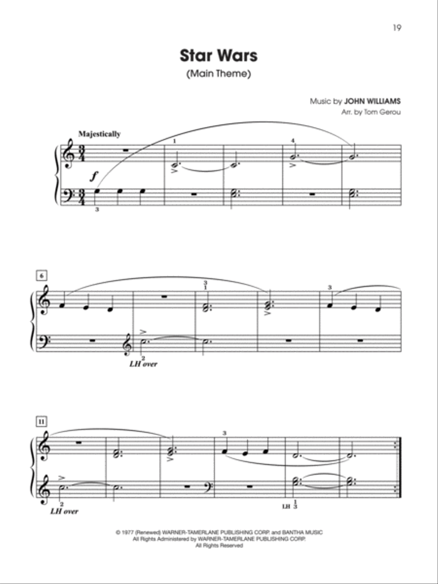 Movie Heroes for Students, Book 1 Piano Method scores gallery preview page 4