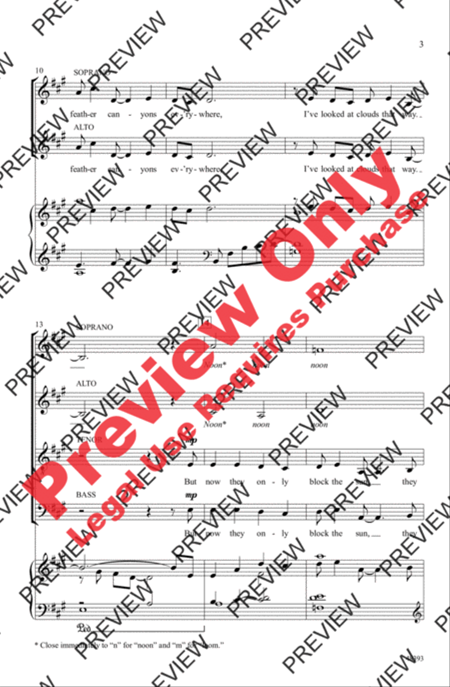 Both Sides Now 4-Part scores gallery preview page 3