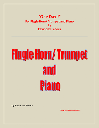 One Day ! for Flugle Horn / Trumpet - Intermediate level