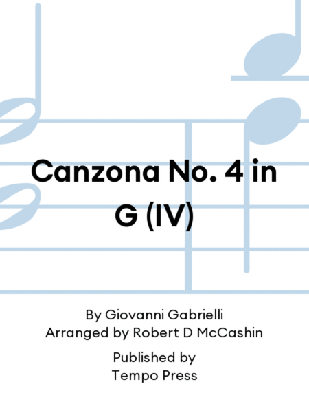 Canzona No. 4 in G (IV) image number null