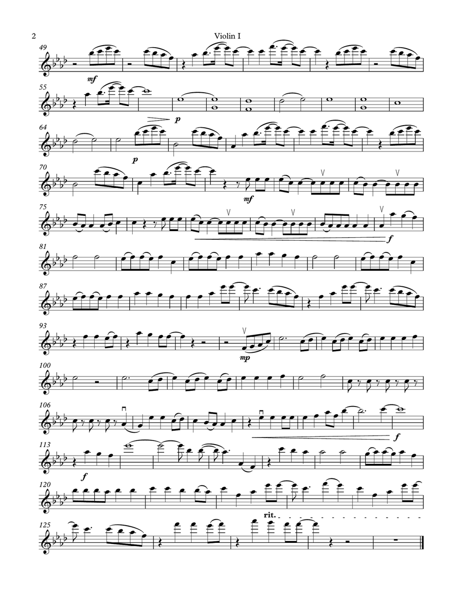 I Need U String Quartet scores gallery preview page 2