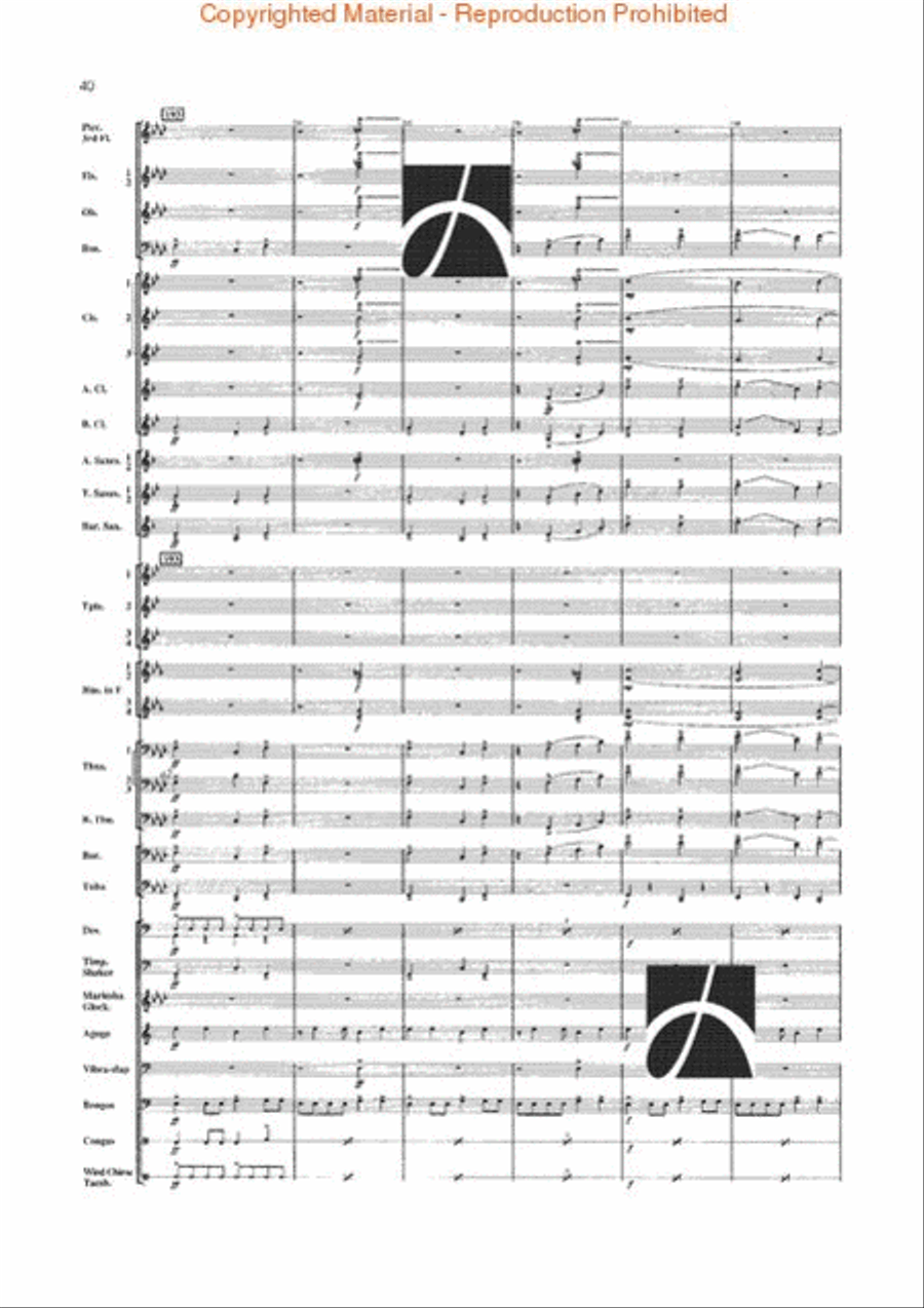 Jungle Fantasy Jungle Fantasy Concert Band scores gallery preview page 37