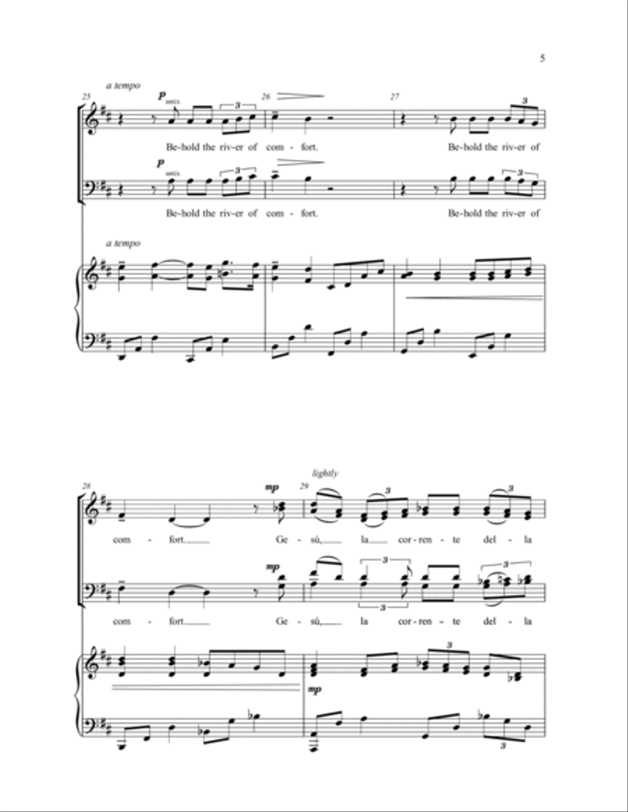 Behold the River Behold the River SSATB scores gallery preview page 4