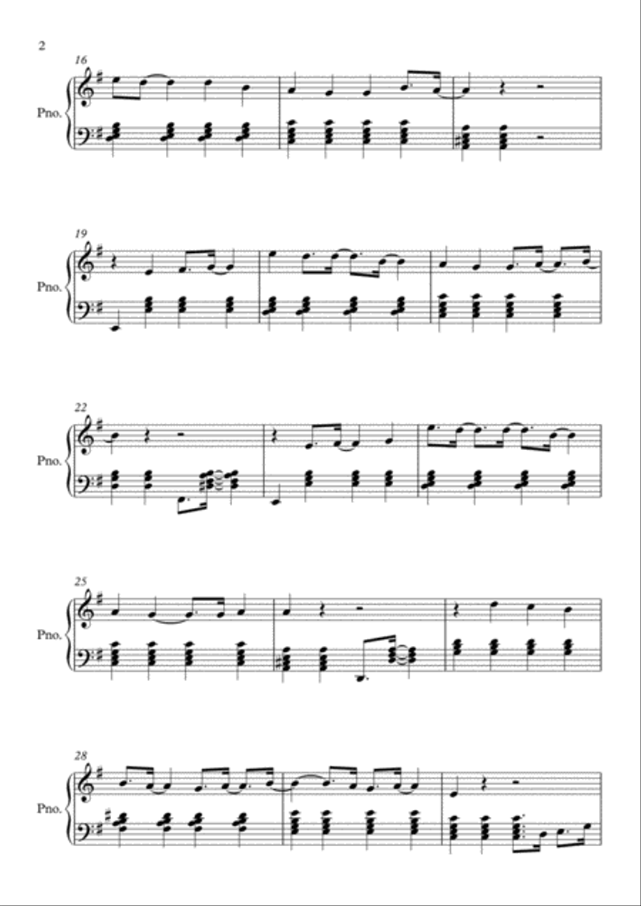 Sincerely, Me Piano Solo scores gallery preview page 2